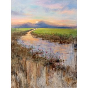 Tahir Bilal Ummi, 60 x 80 Inch, Oil on Canvas, Landscape Painting, AC-TBL-106